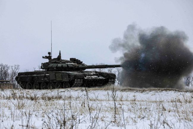 russian servicemen take part in military exercises the leningrad region