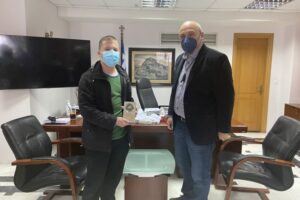 Ο Δήμαρχος Ναυπακτίας τίμησε τον μαθητή Κ.Μαλιάρη, μέλος της Εθνικής Ομάδας