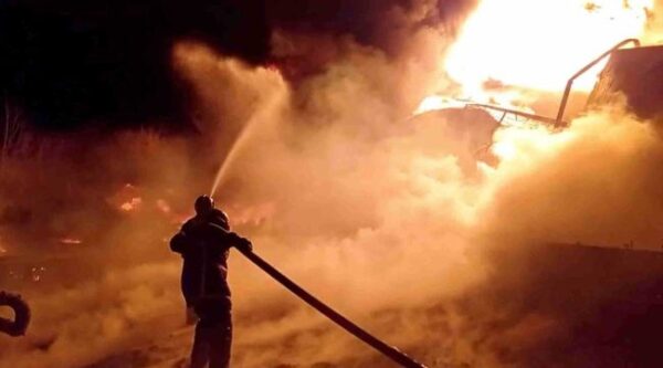 ukraine crisis zhytomyr fire