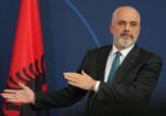 german chancellor olaf scholz and albanian premier edi rama hold a news conference after talks in berlin