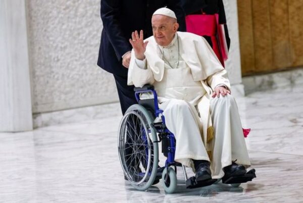 pope francis meets with participants in the plenary assembly of the iusg at the vatican