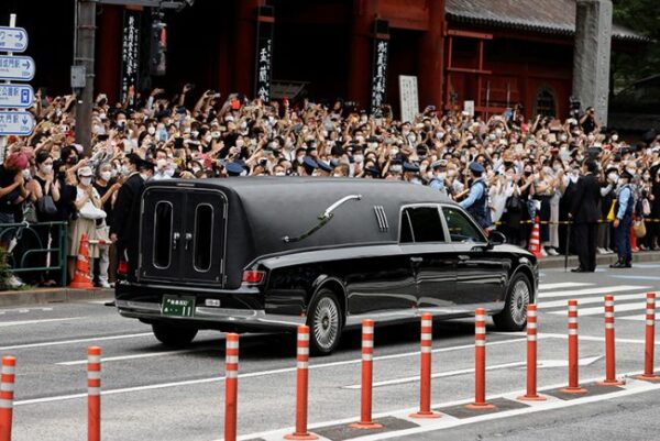 funeral of late former japanese prime minister shinzo abe, in tokyo