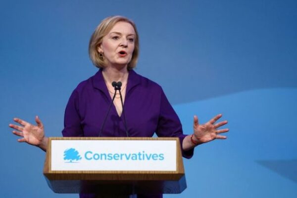 liz truss announced as next uk pm following conservative membership ballot, in london