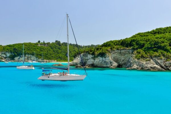 beautiful,bay,of,voutoumi,in,paxos,island,,greece,,last,summer.