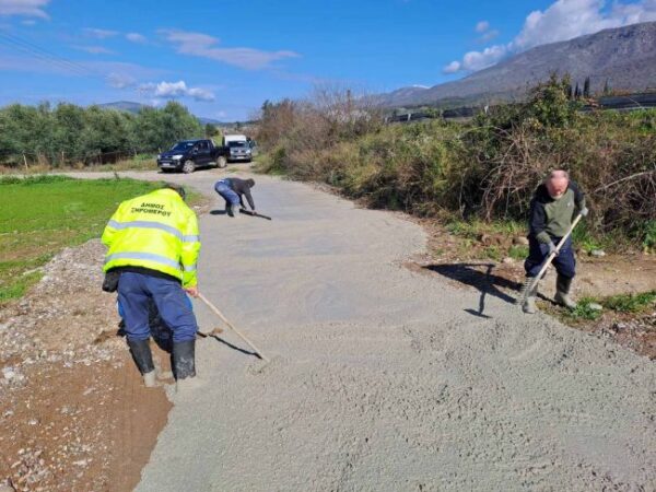 Τσιμεντόστρωση Άγιος Στέφανος Κουβαράς 17 ΦΕΒ 2025 (4)