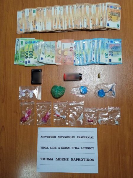 01 03 2025 Συνελήφθησαν δύο άτομα στην Αιτωλοακαρνανία για διακίνηση ναρκωτικών