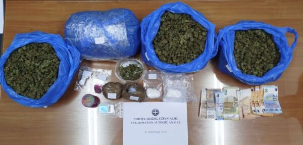 02 03 2025 Συνελήφθη άνδρας στην Κάτω Αχαΐα για διακίνηση ναρκωτικών