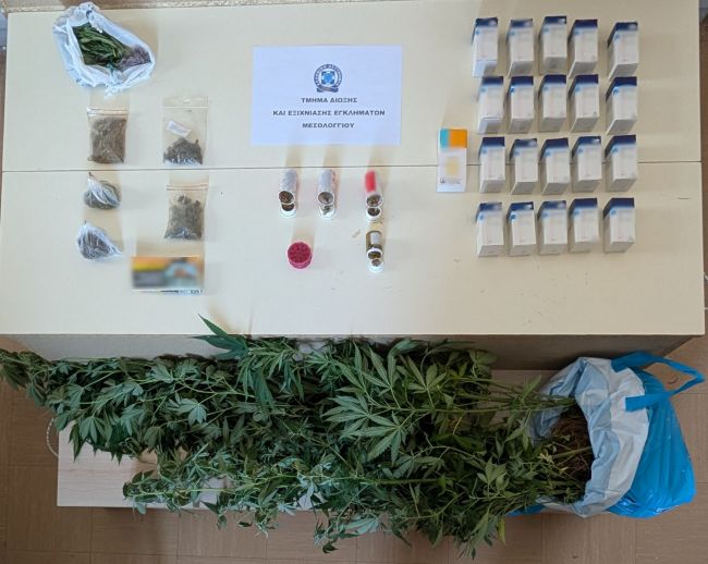 Συνελήφθησαν δυο άτομα για διακίνηση ναρκωτικών στην Αιτωλοακαρνανία