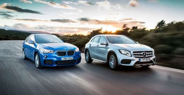 mercedes benz gla bmw x1