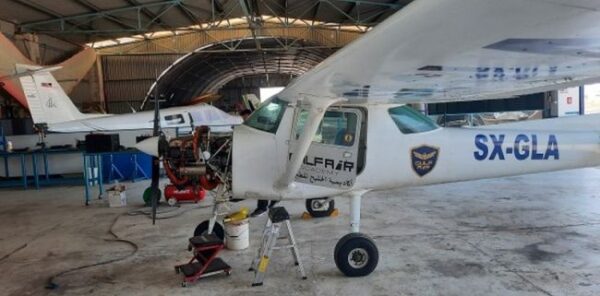 aerodromio mesologgiou sintirisi aeroskafous