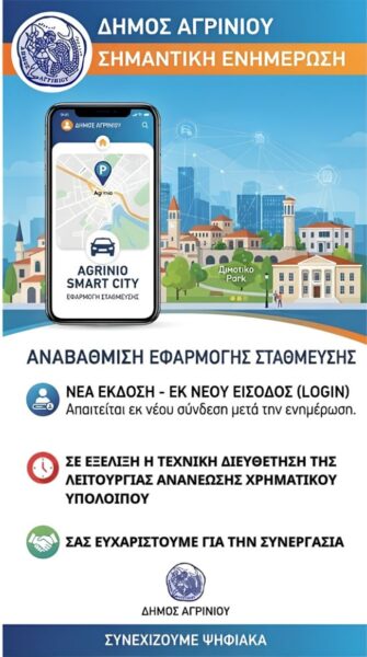 Αναβάθμιση Εφαρμογής Στάθμευσης